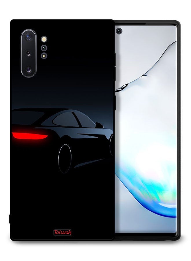 Tolwak Samsung Galaxy Note 10 Plus 5G Protective Case Cover Dark Car - Image 1