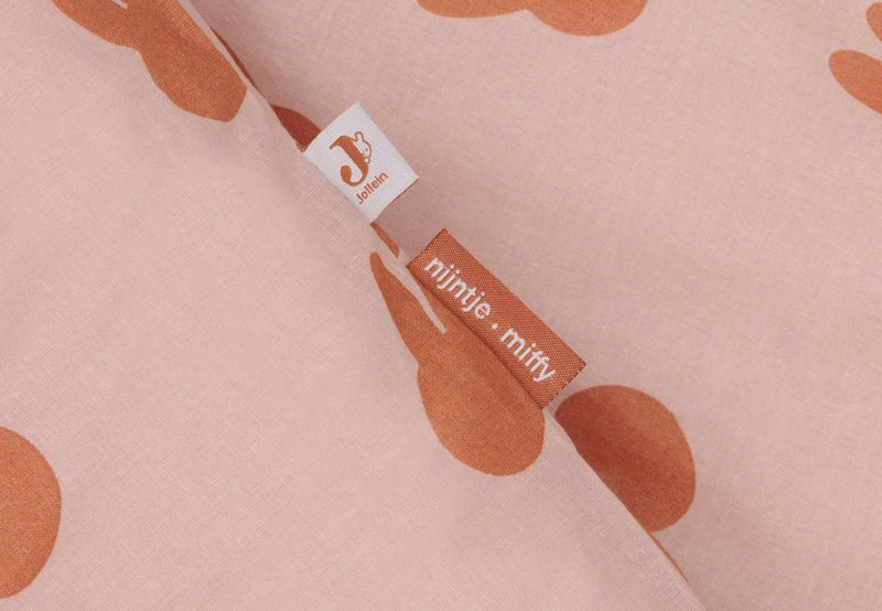 Jollein Jollein Children's Bed Linen - Miffy Shadow, Wild Rose - 100 x 140 cm - 100% Cotton - Oeko-Tex Certified - Baby Bedding with Pillowcase - Bedding Set  - Image 2