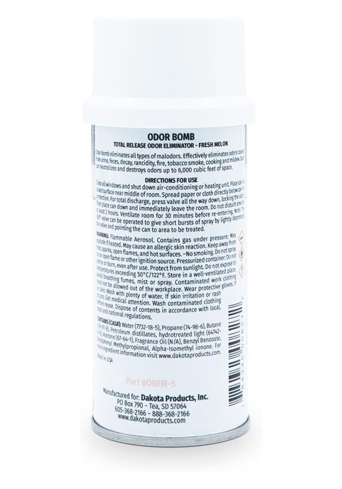 Dakota Odor Bomb Car Odor Eliminator - Fresh Melon - 3 Pack - Image 2