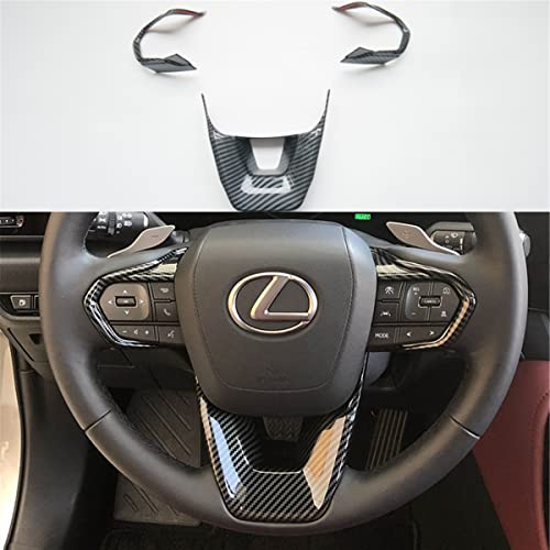 ZiWen Interior Trims Steering Wheel Cover Accessories for Lexus RX 350 RX 500h 2023 2024 NX 250 NX 350 NX 350h NX 450h 2022 2023 2024 2025 GX TX (Carbon Fiber Print) - Image 1