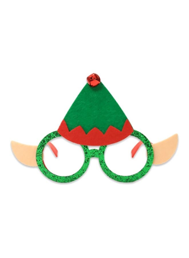 NIBEMINENT Cartoon Elf Glasses Green/Red/Beige 18x11.5cm - Image 1