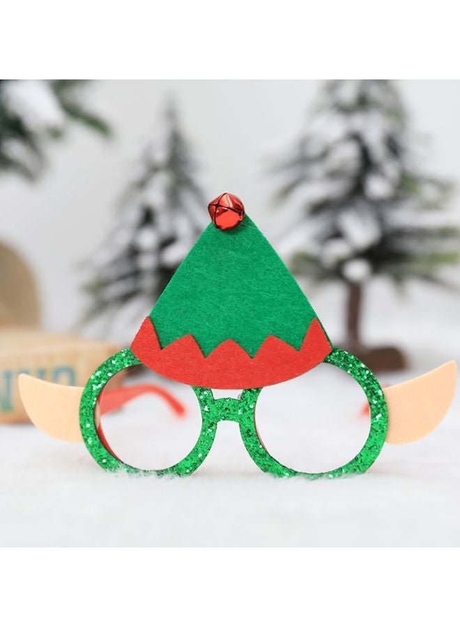 NIBEMINENT Cartoon Elf Glasses Green/Red/Beige 18x11.5cm - Image 2