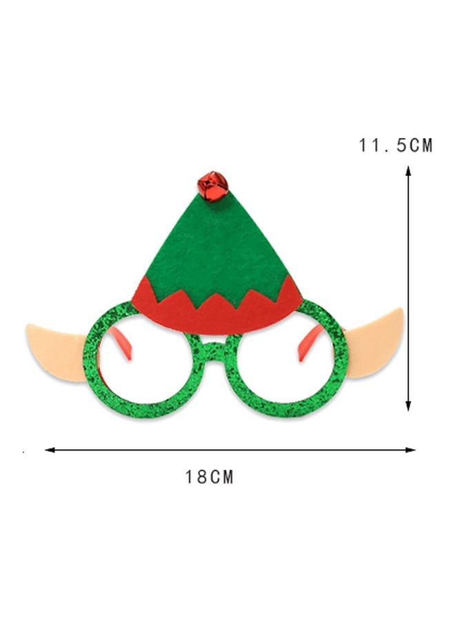 NIBEMINENT Cartoon Elf Glasses Green/Red/Beige 18x11.5cm - Image 4