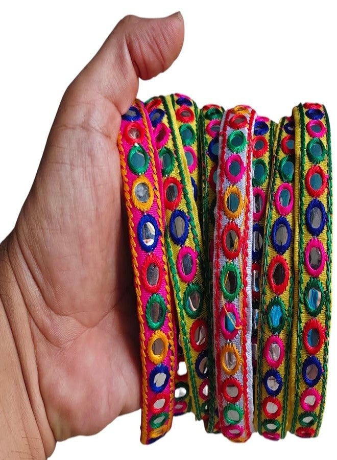 Doorbag طوق شعر فاخر مصنوع يدويًا من الدانتيل الكوتشي مع تطريز أبلا، مناسب للفتيات والسيدات والمراهقات، إكسسوارات شعر (نفس تطريز أبلا، لون عشوائي، عرض 2 سم، قطعة واحدة) - Image 5