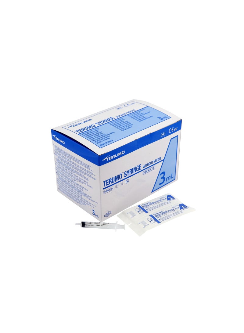TERUMO 3mL Syringe Without Needle Luer Slip Tip - Image 1