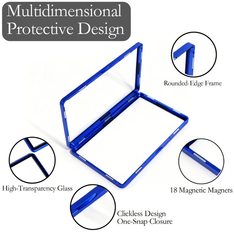 Aluminum Alloy Graded Card Protectors Purple Compatible Standard PSA Boxes Stackable Design Bgs35pt - Image 2