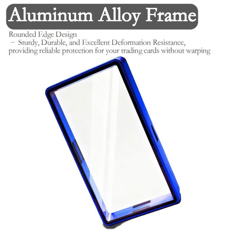 Aluminum Alloy Graded Card Protectors Purple Compatible Standard PSA Boxes Stackable Design Bgs35pt - Image 1