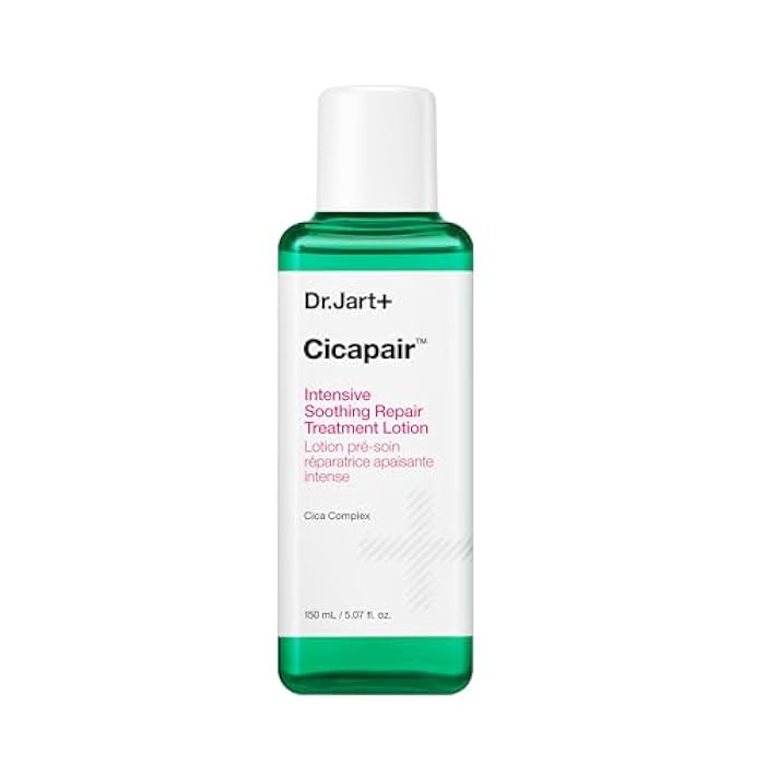 Dr.Jart+ Cicapair Intensive Soothing Repair Treatment Liquid Korean Face Lotion to Reduce Redness with Centella Asiatica | Hydrating Toner | Korean Skin Care, 5.07 Fl Oz - Image 1