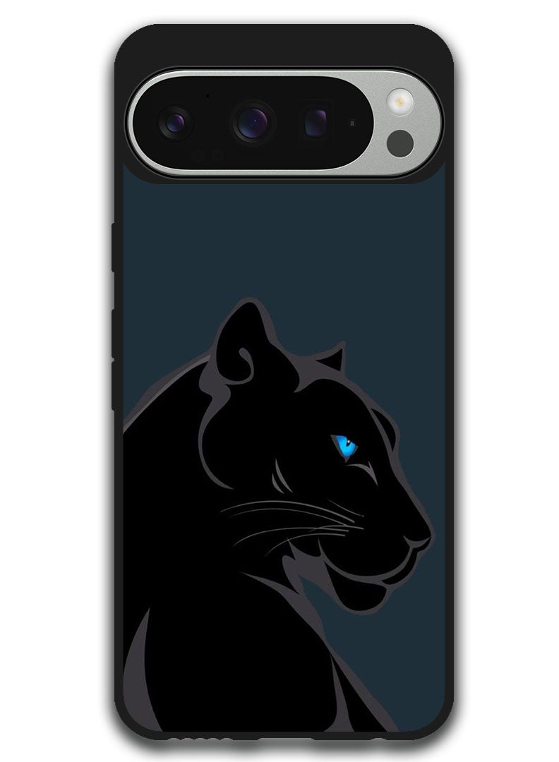 Theodor Protective Case Anti Scratch Shock Proof Bumper Cover For Google Pixel 9 Pro Leopard Art - Image 1