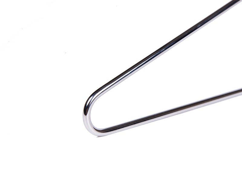 Quality Hangers 30 Quality Hangers Heavy Duty Metal Suit Hanger Coat Hangers with Polished Chrome 17 inch Wire Hangers (Suit Coat Hanger - 30 Pack) - Image 3