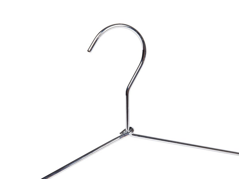 Quality Hangers 30 Quality Hangers Heavy Duty Metal Suit Hanger Coat Hangers with Polished Chrome 17 inch Wire Hangers (Suit Coat Hanger - 30 Pack) - Image 4