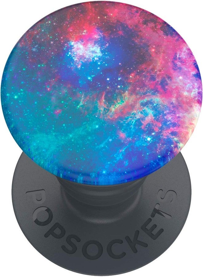 PopSockets: PopGrip Basic - Expanding Stand and Grip for Smartphones and Tablets [Top Not Swappable] - Nebula Ocean - Image 1