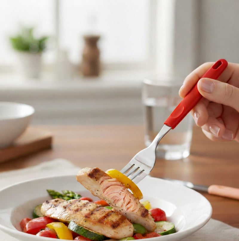 Decent Big Fork Set of 6 | Stainless Steel Forks | Ergonomic Handle | Mirror Finish | Heavy-Duty Table Fork Set For Home, Kitchen, Restaurant, Dishwasher Safe - Image 4