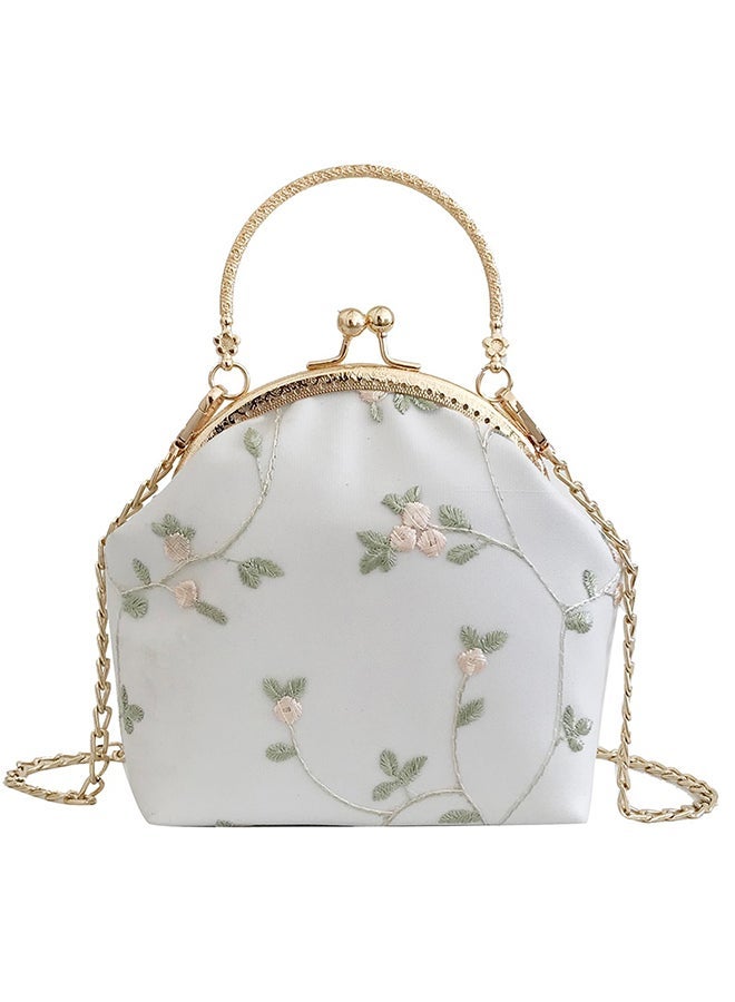 نيبمينينت Versatile Chain Clutch White 