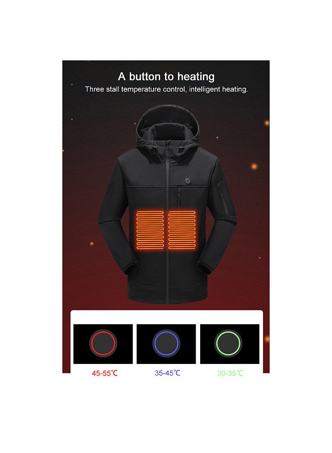 Generic Outdoor USB Heating Jackets Warming Coat Winter Flexible Electric Thermal Clothing Fishing Hiking Warm Clothes - Image 2