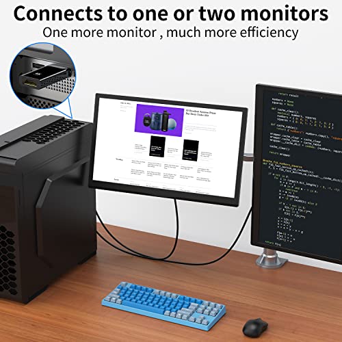 KUXIYAN 4K DisplayPort to HDMI Adapter 2-Pack,24K Gold Plated Uni-Directional Display Port DP to HDMI Passive Adapter Compatible for HP, HDTV, AMD, NVIDIA,Dell, GPU,Projector, PC,Desktop - Image 5