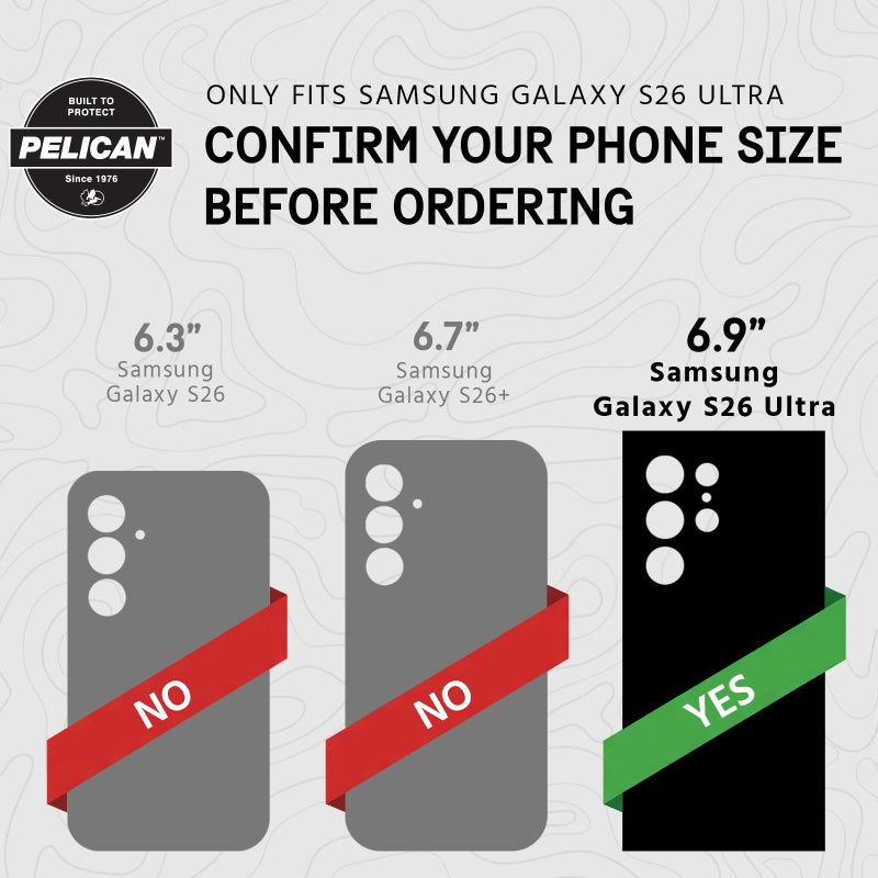 Pelican Voyager Samsung Galaxy S26 Ultra Case [Magnetic & Wireless Charging] Cover w/24ft MIL-STD Drop Protection - Heavy Duty Case w/Belt Clip Holster for Samsung Galaxy S26 Ultra 6.9" - Black/Clear - Image 2