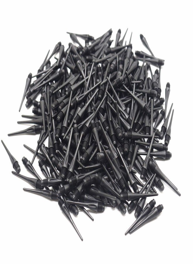 ROOBEEO 2BA Thread Plastic Tip Dart Points 300 Pack Soft Dart Tips Replacement Dart Accessories Black - Image 1