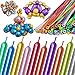 KAWKALSH 260 Metallic Multi Long Balloons for Balloon Garland Thickening Skinny Latex Twisting Animals Modeling Christmas Birthday Wedding Party Festival Decorations 100pcs - Image 2
