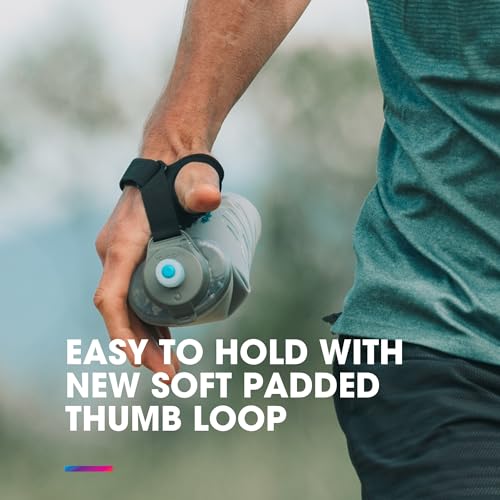 HydraPak SkyFlask Speed - Collapsible Handheld Running Water Bottle (350ml, 500ml, 500ml Insulated) - Adjustable Strap, Lightweight, Spill-Proof Cap - Image 3