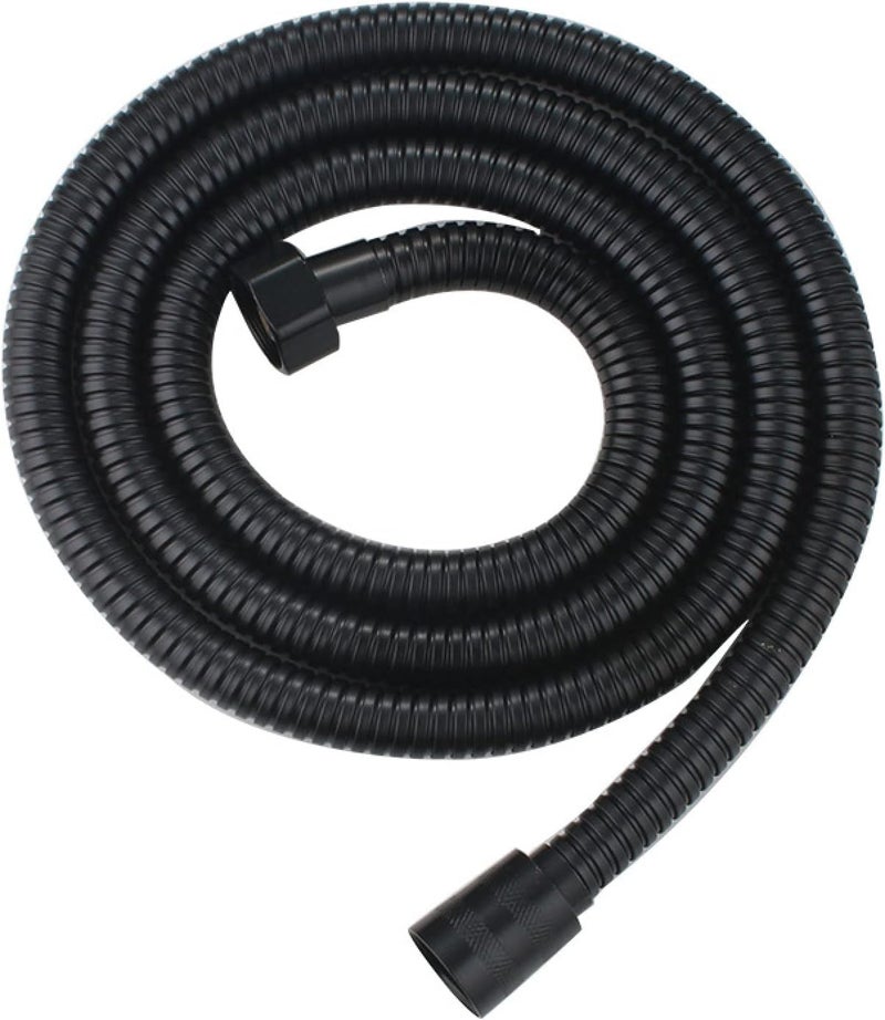 Shower Hose Replacement Shower Hose, 12mm Bore Multicolor Multiple Sizes(Black,1.5M) - Image 1