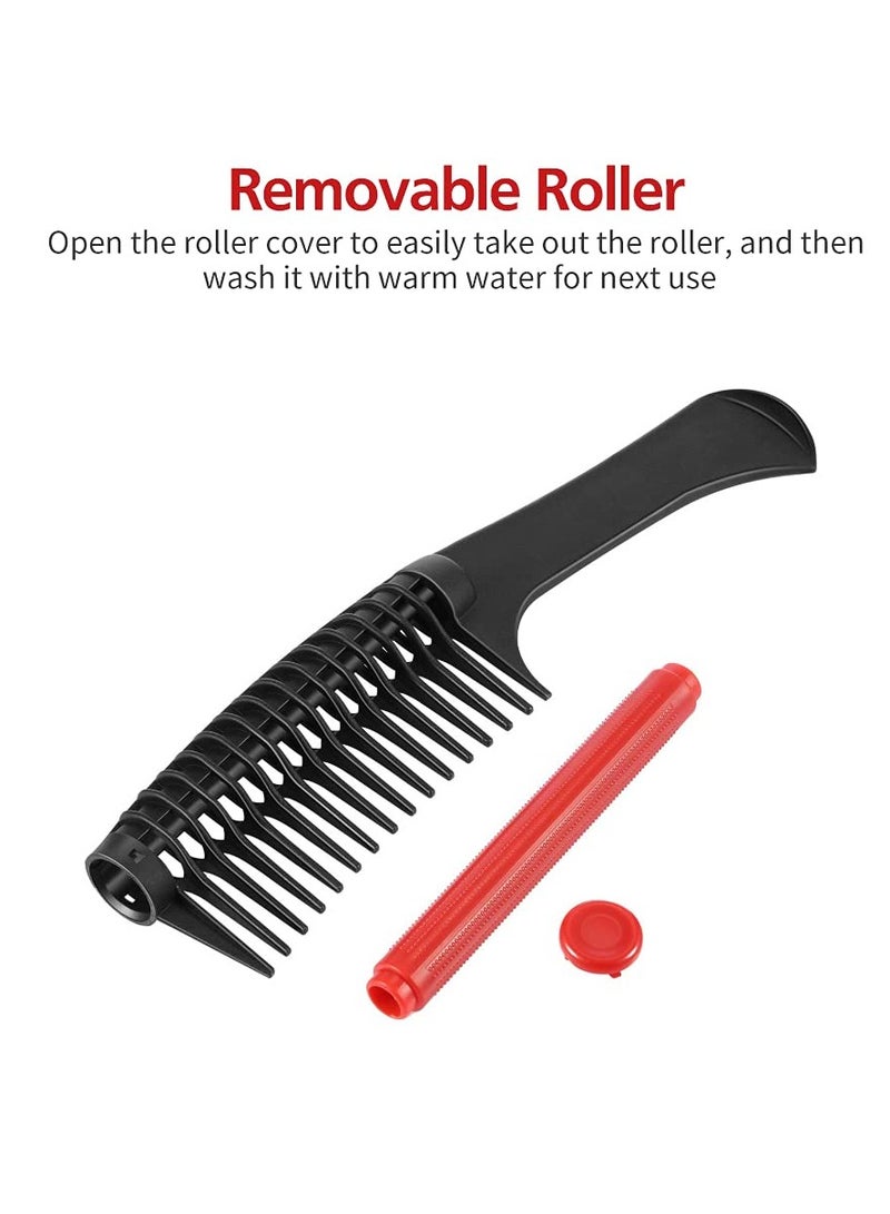 Generic Professional Anti-tangle Rotating Comb Professional Hair Dyeing Comb Daily Hair Care Comb  - Image 2