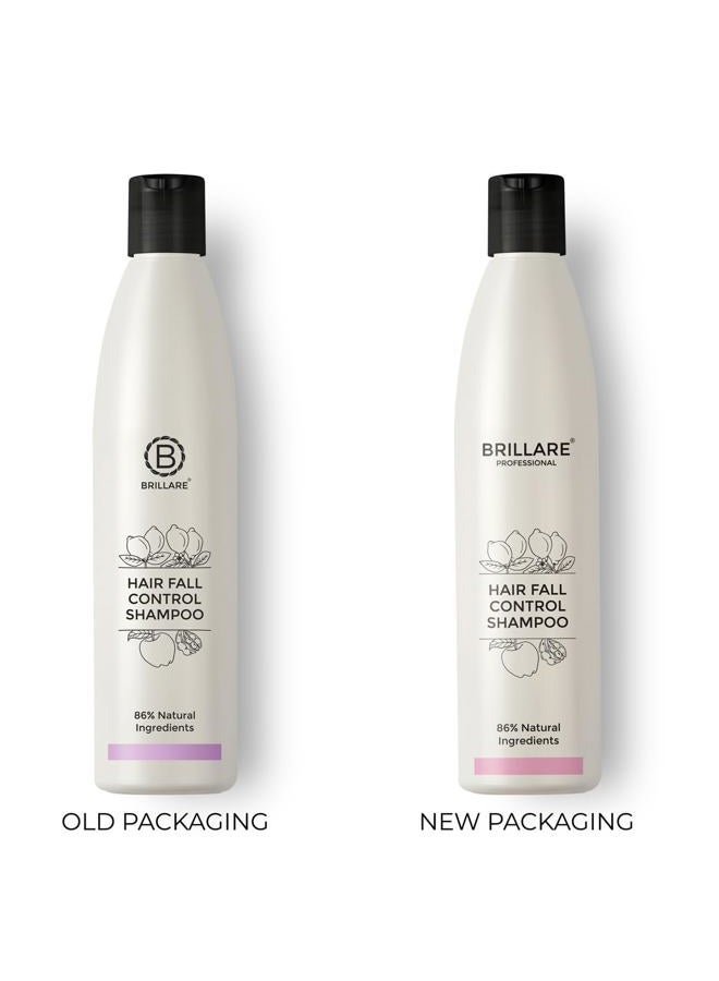 Brillare Hair Fall Control Shampoo For Weak & Undernourished Hair, 300 Ml, Reduces Seasonal Hairfall, Soy Protein, Vital Plants, 100% Vegan, Natural, Paraben-Free - Image 5