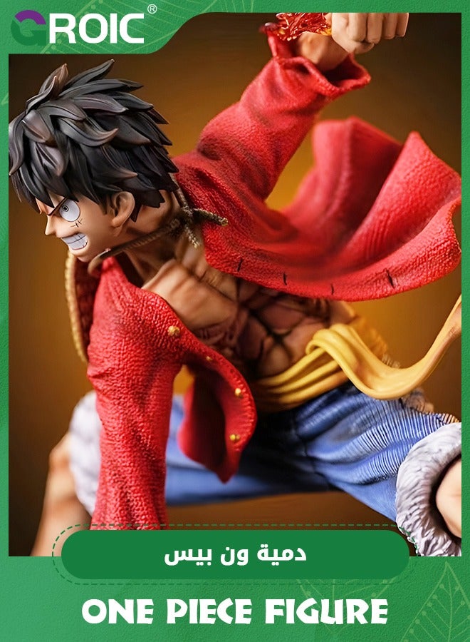 GROIC Luffy Anime Figure, One Piece Figure, Monkey D. Luffy, 6.3-Inch Luffy Anime Figure, Artist King Collection,Anime Theme Doll Figure, PVC Character Collection Model Doll Toy One Piece Luffy - Image 2
