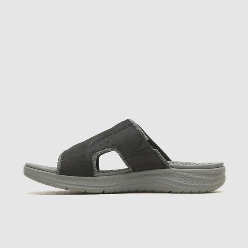 Hush Puppies صنادل هاش بايبيز السوداء القابلة للانزلاق - Image 3