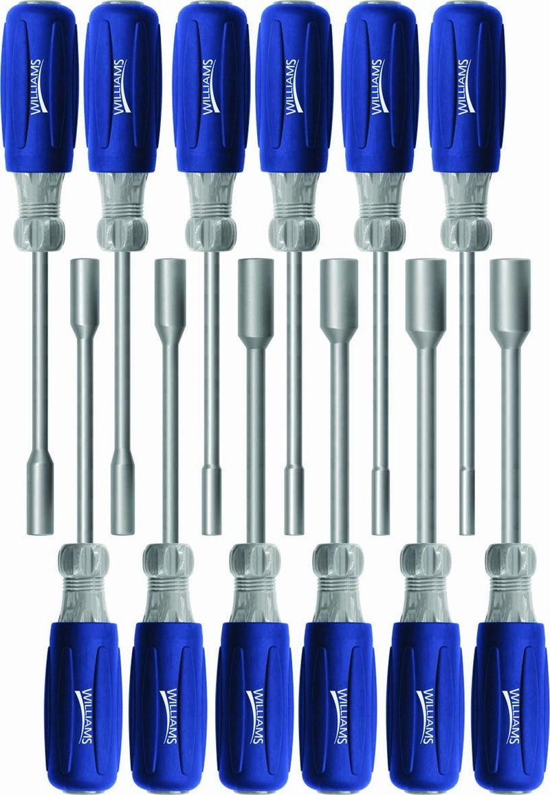 Williams 24061 12Piece Metric Nutdriver Set