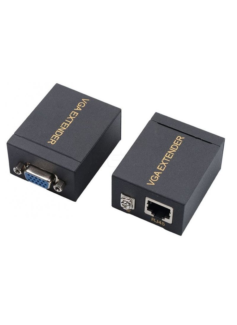 ماركة غير محددة Vga Extender 60m Network Signal Amplifier RJ45 Cable Transmitter 
