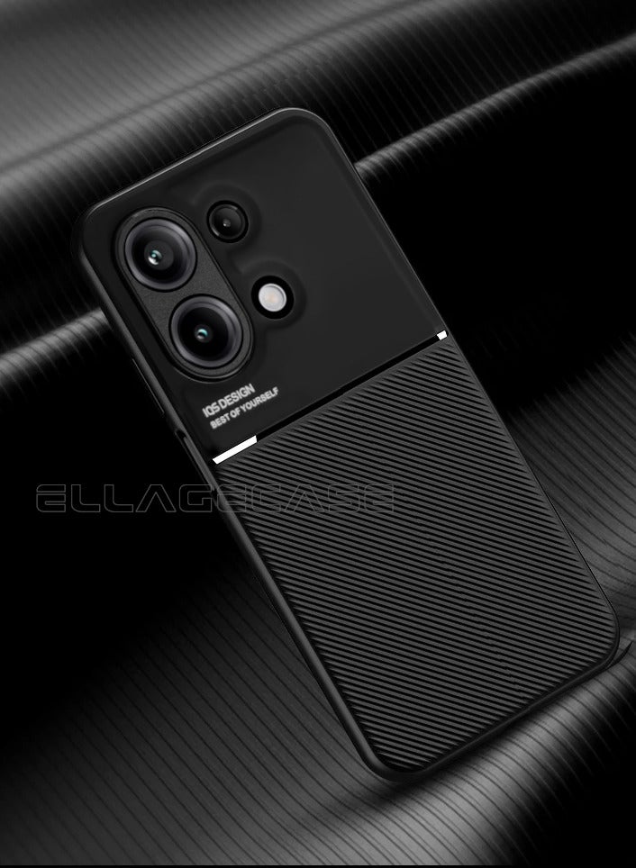 ELLAGECASE حافظة فاخرة رفيعة للغاية لهاتف شاومي ريدمي نوت 13 4G، لوحة معدنية مخفية، تصميم نحيف، سهل الحمل، وحماية معززة للكاميرا - Image 5