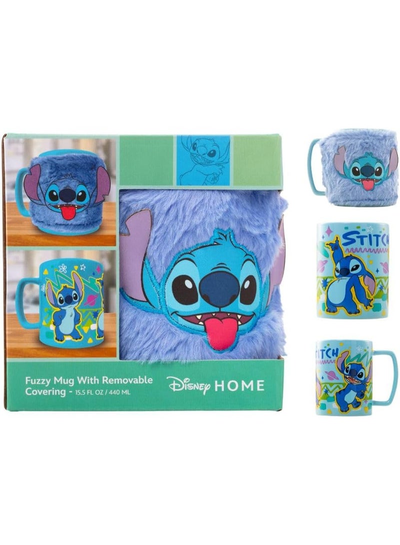 Pyramid Lilo & Stitch Fuzzy Mug - Image 1