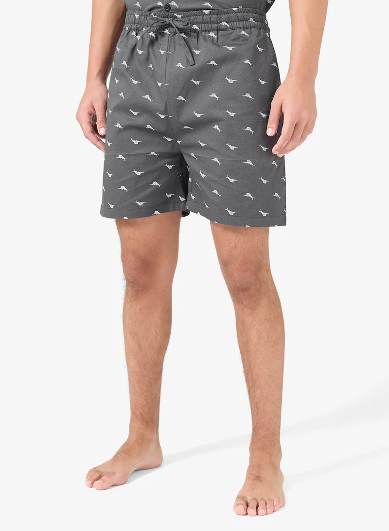 Seventy Five Nightwear Shirt & Shorts Set