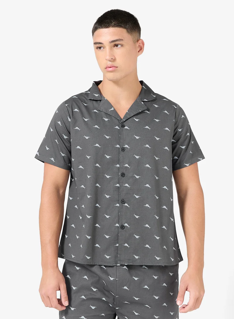 Seventy Five Nightwear Shirt & Shorts Set