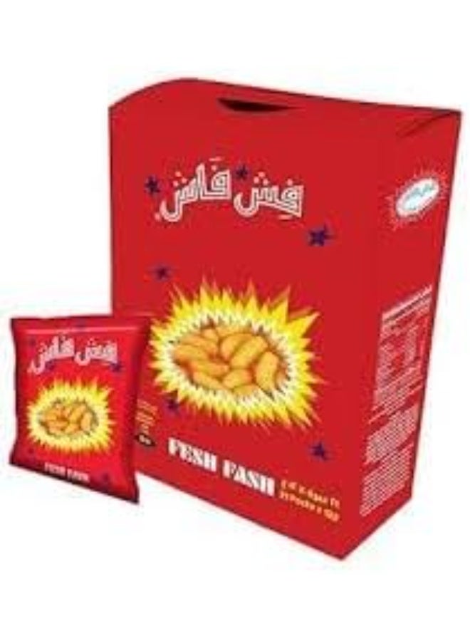 Fesh Fash Cheese Snack – 12g Pack of 10 | Imported from Saudi Arabia | Light & Crispy Cheese-Flavoured Snack | Perfect for School, Work & On-the-Go - Image 3