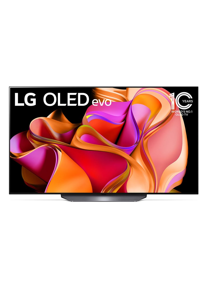 LG OLED Evo C3 77 Inch 4K Smart TV 2023 OLED77C36LA Black - Image 1
