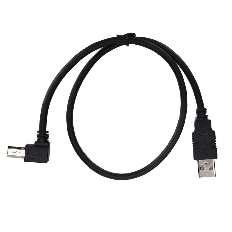 SUNGOOYUE USB Printer Cable, 0.5m USBA to USBB, Black ABS, for Printers, Scanners, External Drives, Plug and Play Design - Image 1