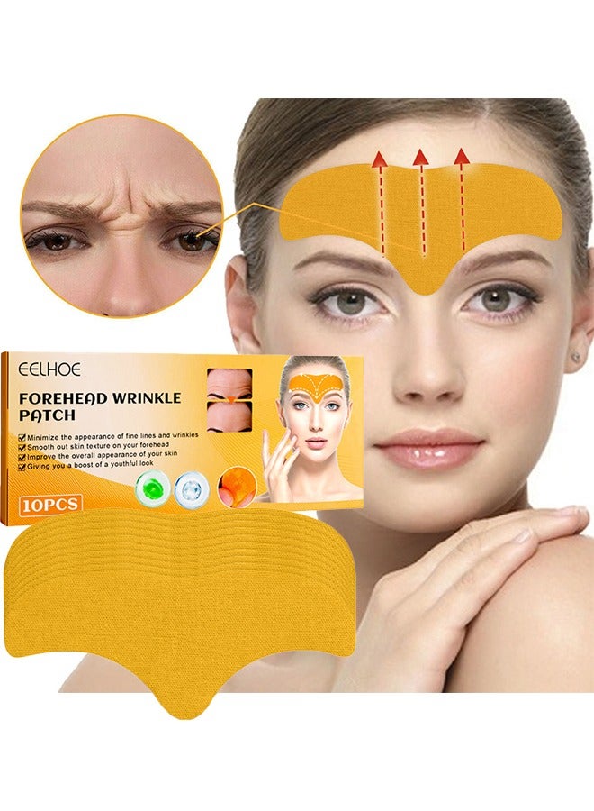 EELHOE Forehead Wrinkle Patch - Fades Smooth Wrinkles Lifts And Tightens Facial Skin Anti-Wrinkle Patch 10PCS - Image 1