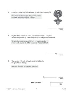 KS2 Maths 10-Minute Tests: Problem Solving - Year 5  - Image 5