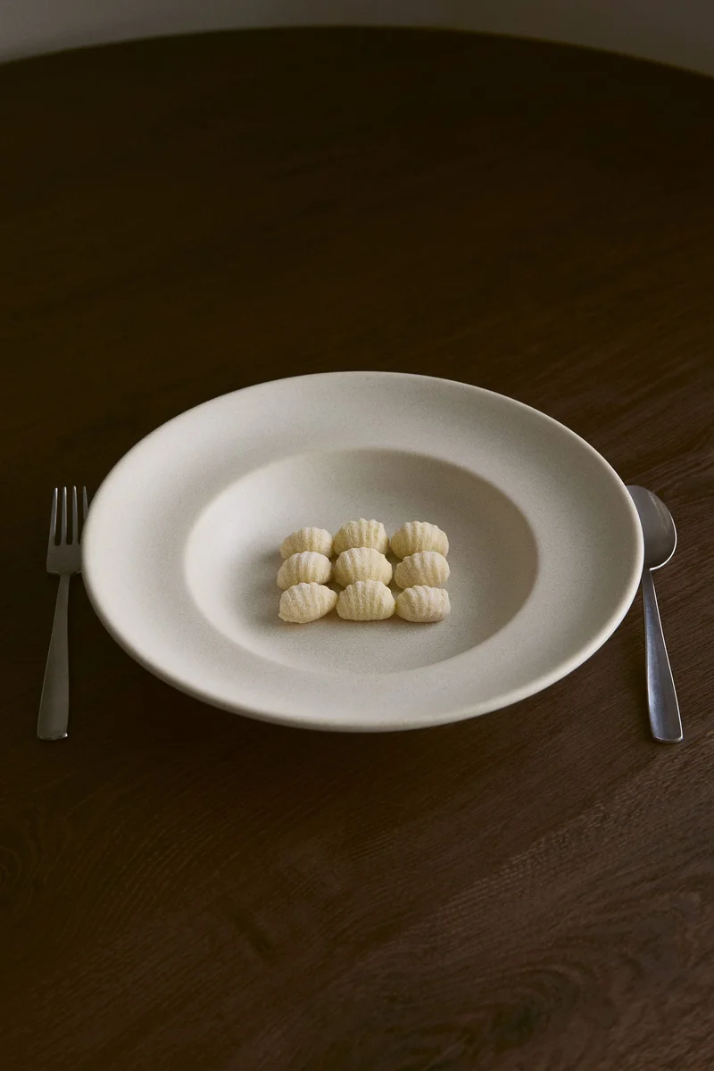 H&M 2-pack reactive-glaze deep plates