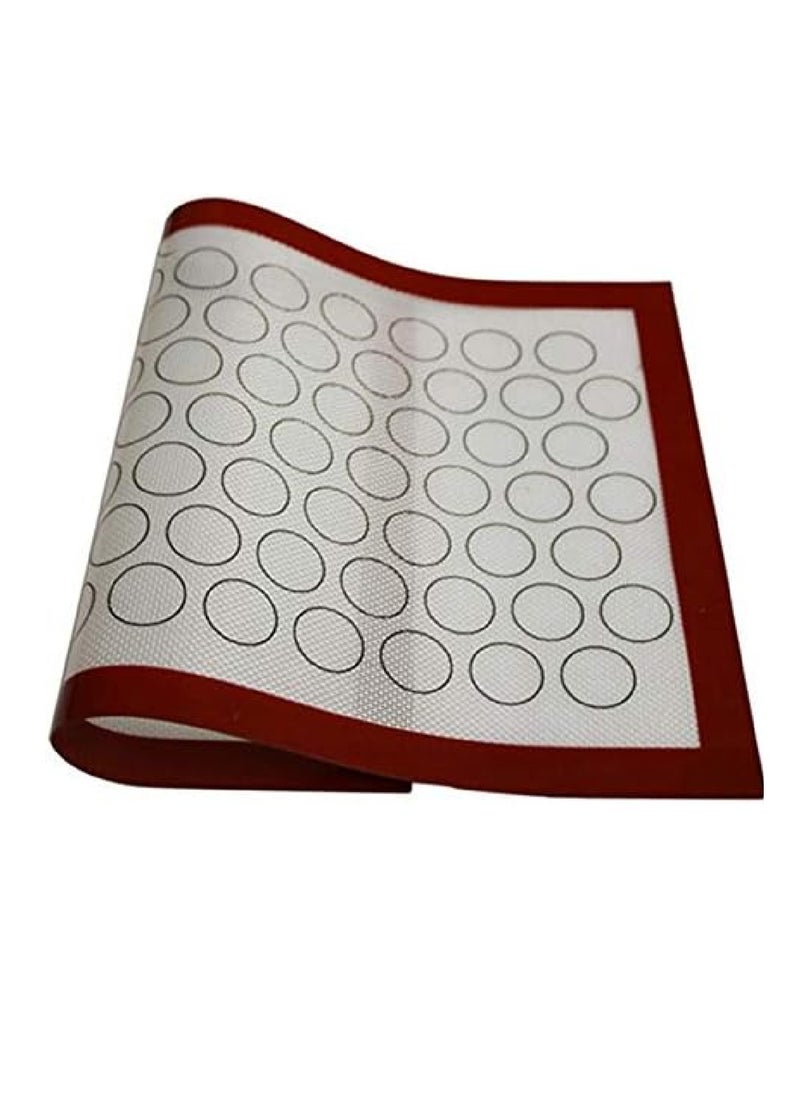 Heat-Resistant Silicone Baking Mat – Non-Stick Pastry Sheet with Measurement Circles for Oven Use – 30×40 cm