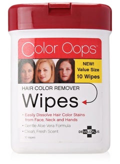Color Oops Hair Color Removing Wipes (10 Count)  - Image 1
