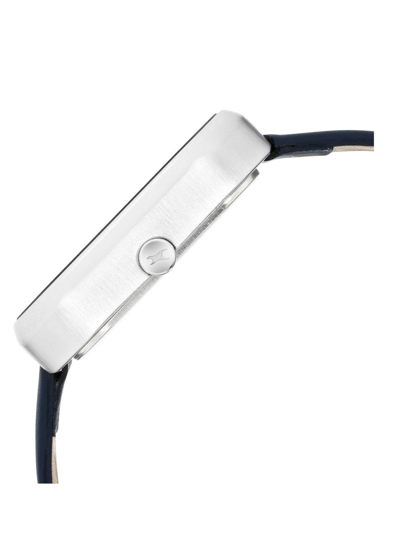 fastrack Fastrack After Dark Blue Dial Leather Strap Watch for Guys - Image 4