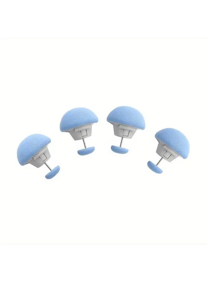 4Pcs Mushroom Duvet Cover Clips Anti Slip Quilt Holder Bedding Accessories White Nylon - Image 5