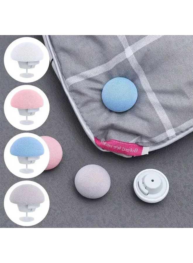 4Pcs Mushroom Duvet Cover Clips Anti Slip Quilt Holder Bedding Accessories White Nylon - Image 2