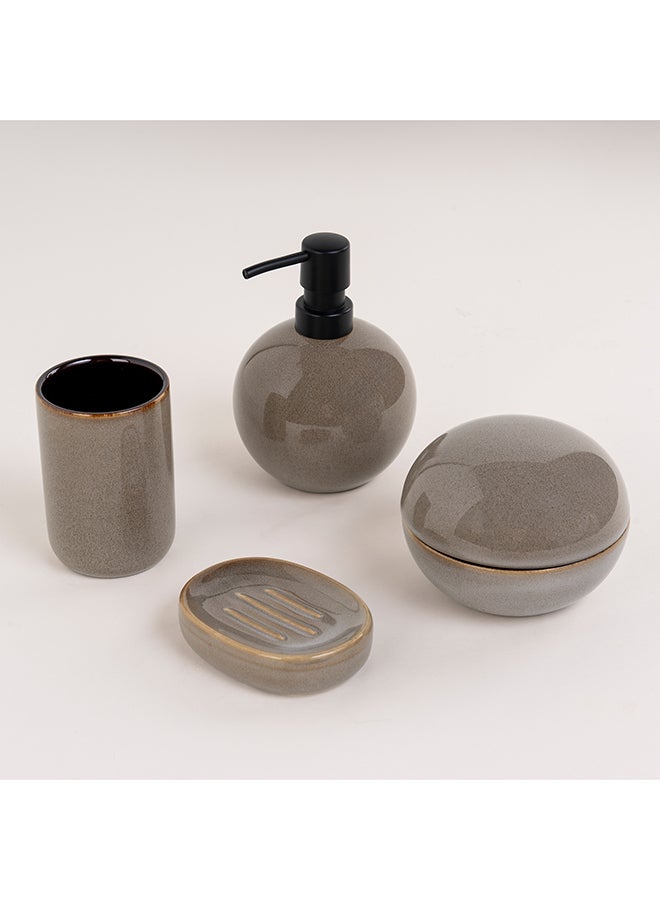 هومز طقم حمام 4 قطع فخار - Image 1