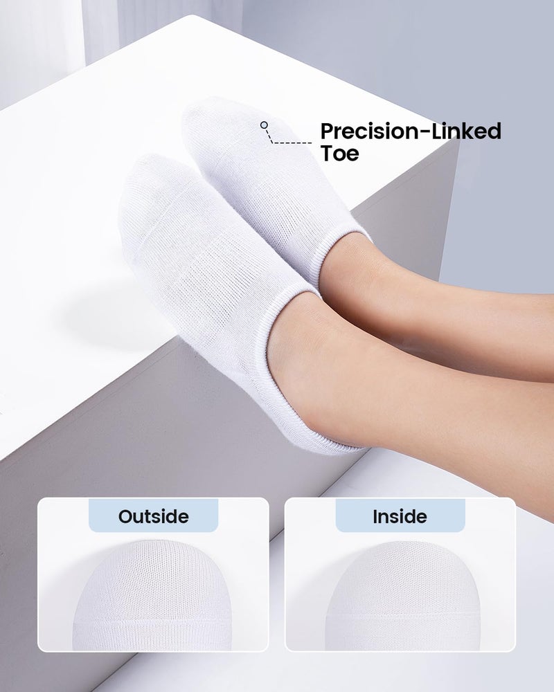 IDEGG No Show Socks Women 10 Pairs Low Cut Anti-Slid Novelty Athletic Casual Invisible Liner Socks - Image 5