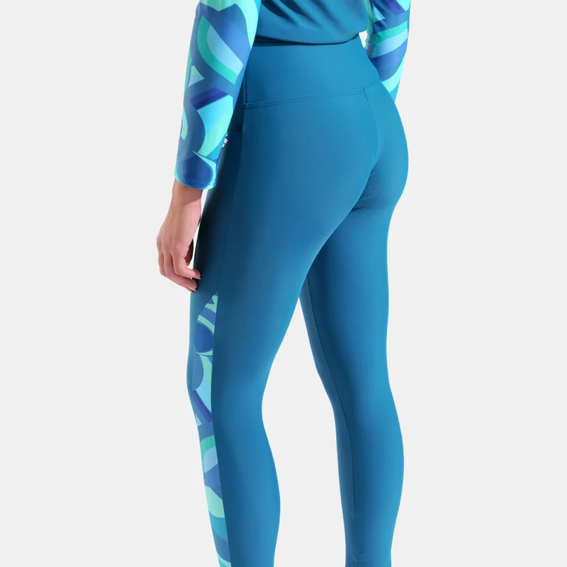 Arena Multi-Colour Women's Printed Long Swimming Leggings for Women | Best Price UAE