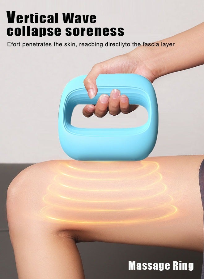 Super ZYouth Mini Massage Gun Deep Tissues Muscle Massager Ring With 3 Modes, 5 Speeds for Muscle Fatigue And Toning, Portable Massage Device for Shoulder, Waist And Leg. The Best Gift  - Image 1
